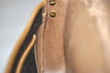 Authentic Christian Dior Honeycomb Shoulder Cross Bag PVC Leather Black 4700K