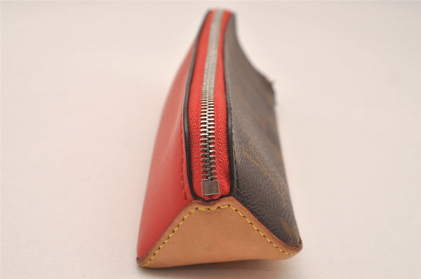 Auth Louis Vuitton Monogram Trousse Elizabeth Pencil Case Pouch GI0009 LV 4702J