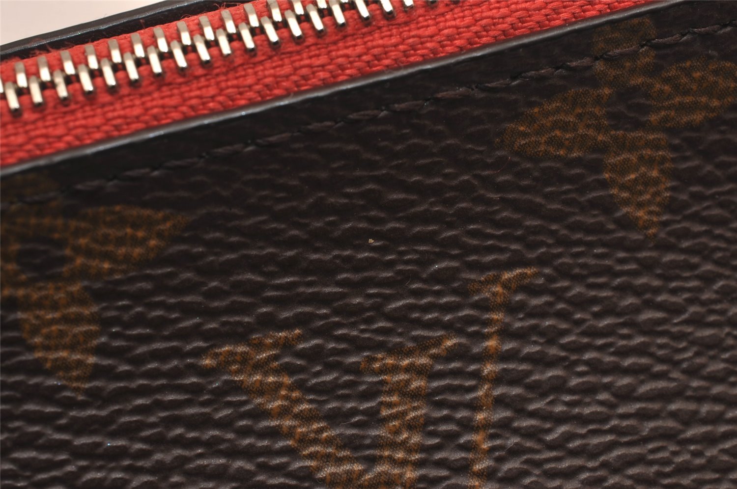 Auth Louis Vuitton Monogram Trousse Elizabeth Pencil Case Pouch GI0009 LV 4702J