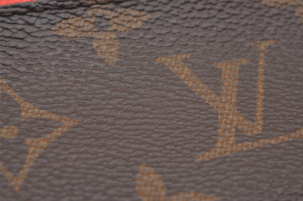 Auth Louis Vuitton Monogram Trousse Elizabeth Pencil Case Pouch GI0009 LV 4702J