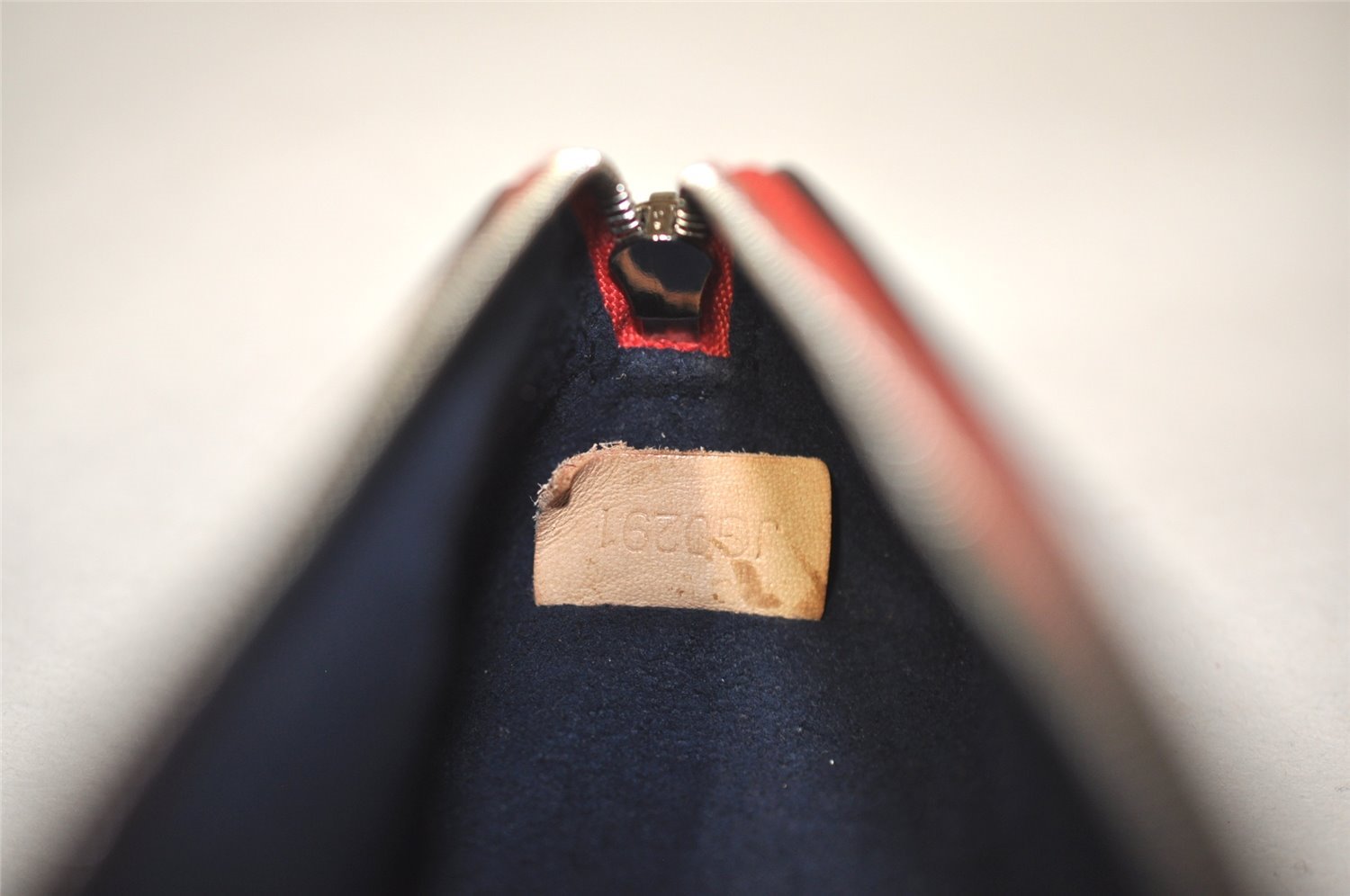 Auth Louis Vuitton Monogram Trousse Elizabeth Pencil Case Pouch GI0009 LV 4702J