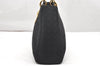 Authentic Christian Dior Lady Dior Cannage Nylon Hand Bag Black CD Junk 4702K