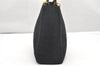 Authentic Christian Dior Lady Dior Cannage Nylon Hand Bag Black CD Junk 4702K