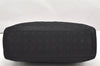 Authentic Christian Dior Lady Dior Cannage Nylon Hand Bag Black CD Junk 4702K
