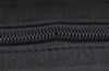 Authentic Christian Dior Lady Dior Cannage Nylon Hand Bag Black CD Junk 4702K