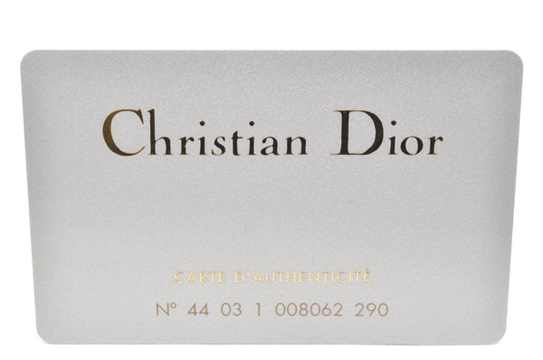 Authentic Christian Dior Lady Dior Cannage Nylon Hand Bag Black CD Junk 4702K