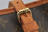 Authentic Louis Vuitton Monogram Bucket PM Shoulder Tote Bag M42238 Junk 4703J