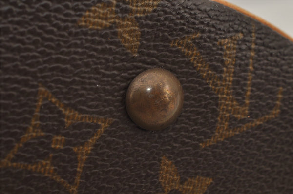 Authentic Louis Vuitton Monogram Bucket PM Shoulder Tote Bag M42238 Junk 4703J