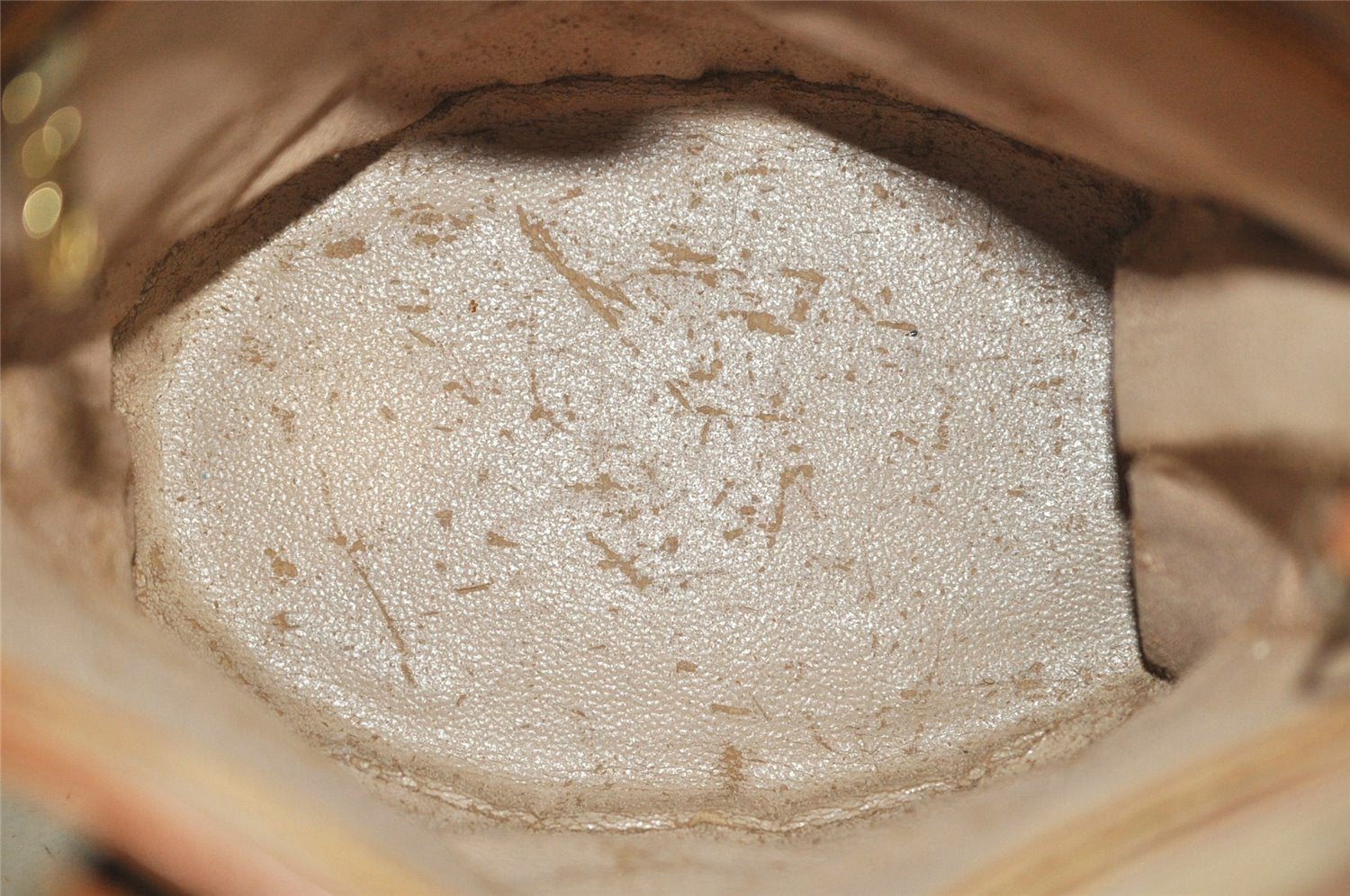 Authentic Louis Vuitton Monogram Bucket PM Shoulder Tote Bag M42238 Junk 4703J