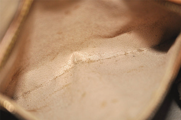 Authentic Louis Vuitton Monogram Bucket PM Shoulder Tote Bag M42238 Junk 4703J