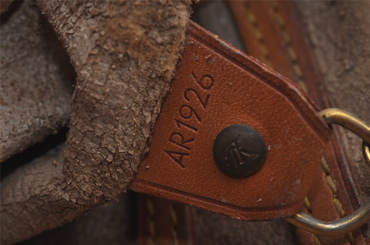 Authentic Louis Vuitton Monogram Bucket PM Shoulder Tote Bag M42238 Junk 4703J