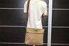 Authentic GUCCI Web Sherry Line Shoulder Bag GG Canvas Leather Brown 4703K