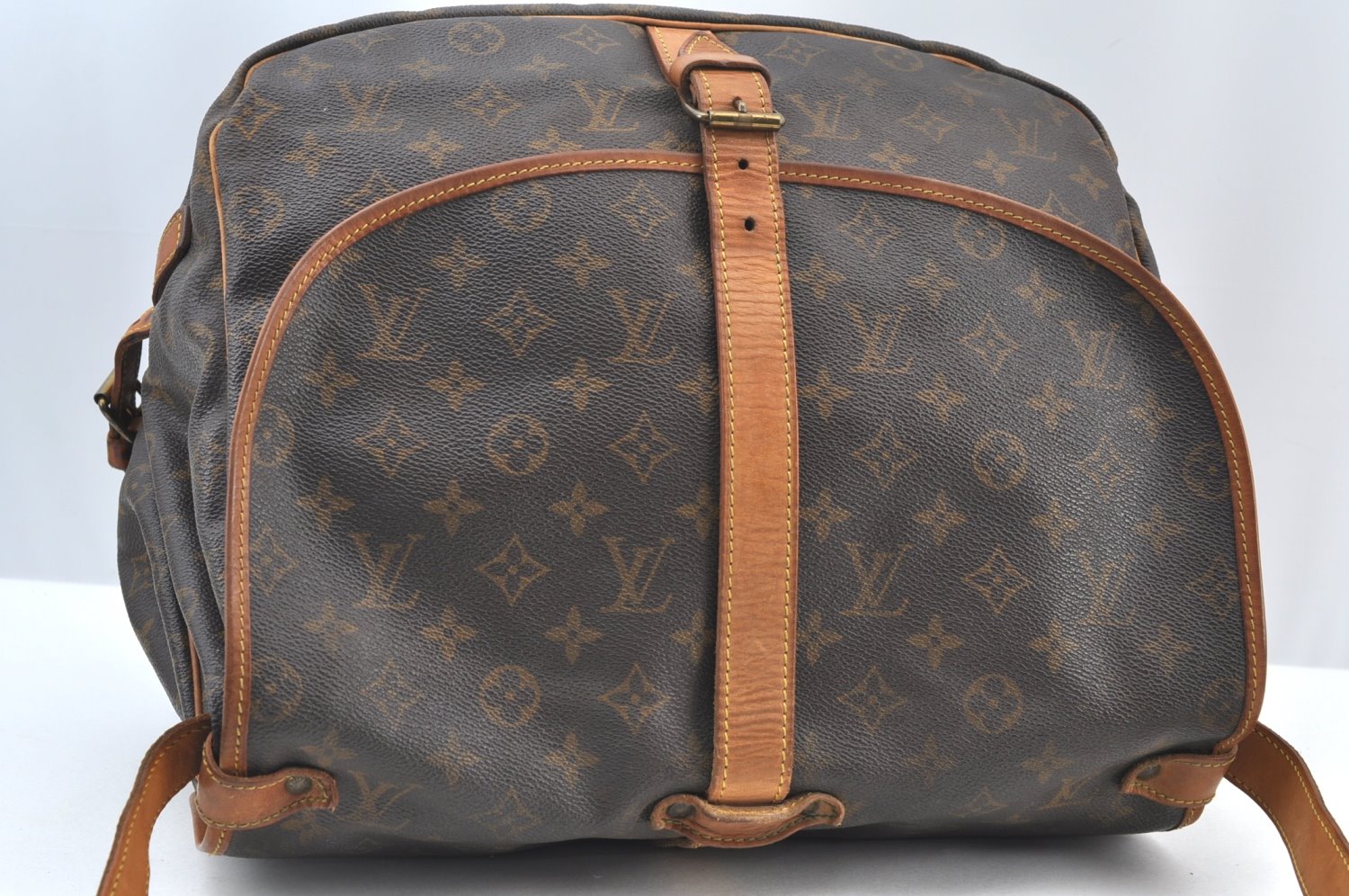 Authentic Louis Vuitton Monogram Saumur 35 Shoulder Cross Bag M42254 LV 4704H