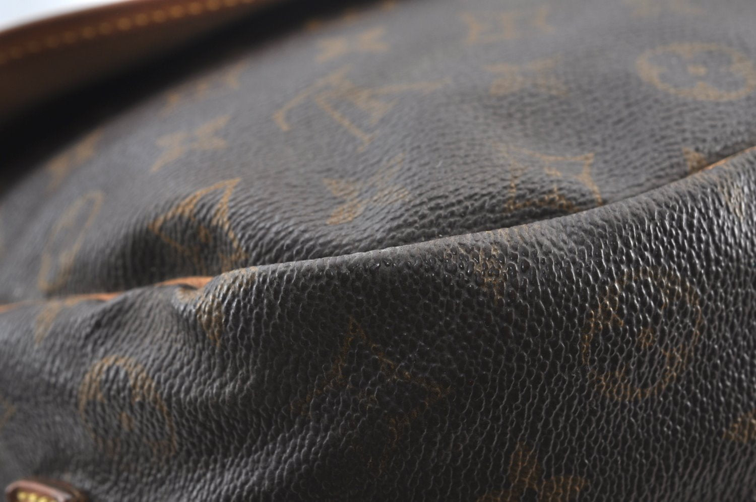 Authentic Louis Vuitton Monogram Saumur 35 Shoulder Cross Bag M42254 LV 4704H