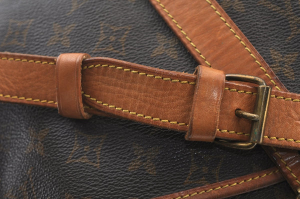 Authentic Louis Vuitton Monogram Saumur 35 Shoulder Cross Bag M42254 LV 4704H