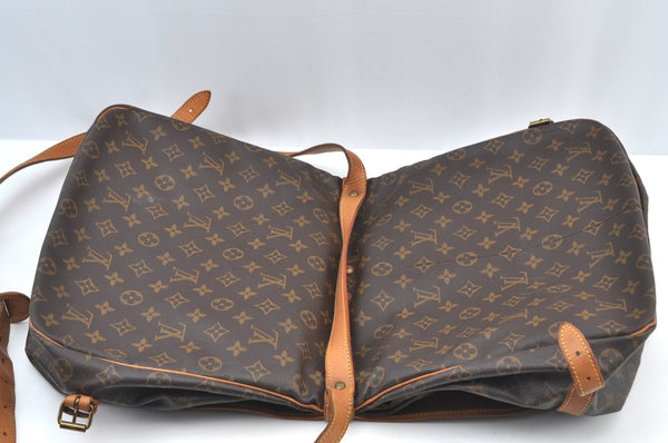 Authentic Louis Vuitton Monogram Saumur 35 Shoulder Cross Bag M42254 LV 4704H