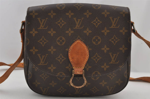 Authentic Louis Vuitton Monogram Saint Cloud GM M51242 Shoulder Cross Bag 4704J