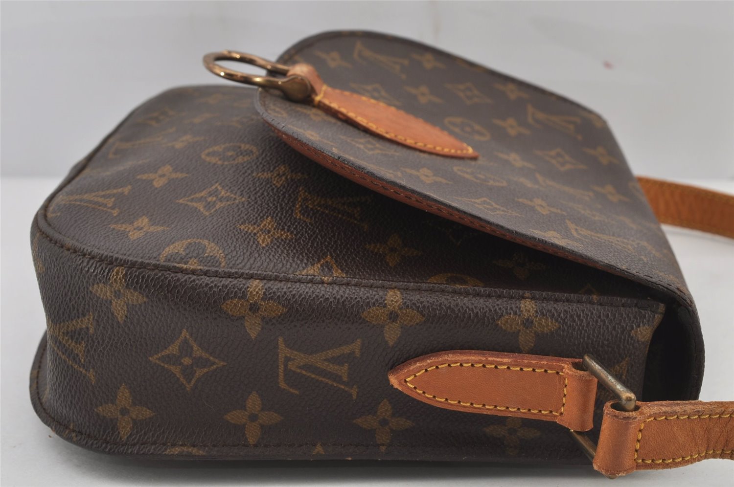 Authentic Louis Vuitton Monogram Saint Cloud GM M51242 Shoulder Cross Bag 4704J