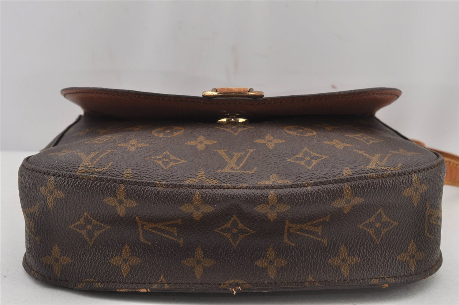 Authentic Louis Vuitton Monogram Saint Cloud GM M51242 Shoulder Cross Bag 4704J