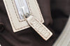 Authentic GUCCI Guccissima GG Leather Hand Bag Purse 145994 White 4704K