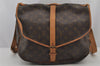 Authentic Louis Vuitton Monogram Saumur 35 Shoulder Cross Bag M42254 LV 4705J