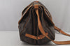 Authentic Louis Vuitton Monogram Saumur 35 Shoulder Cross Bag M42254 LV 4705J