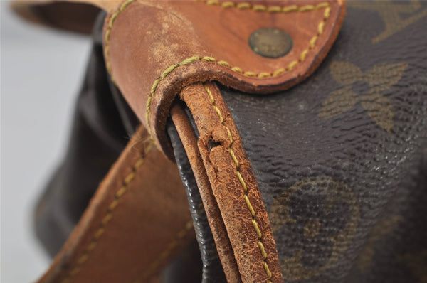 Authentic Louis Vuitton Monogram Saumur 35 Shoulder Cross Bag M42254 LV 4705J