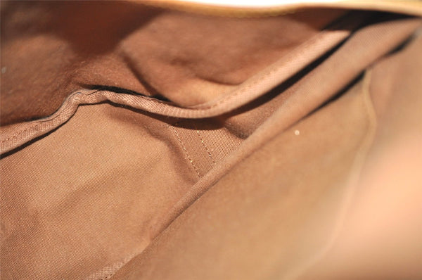 Authentic Louis Vuitton Monogram Saumur 35 Shoulder Cross Bag M42254 LV 4705J