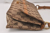 Authentic GUCCI Shoulder Hand Bag Purse GG Canvas Leather 0014045 Brown 4705K