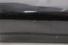 Authentic Salvatore Ferragamo Gancini Enamel Chain Shoulder Bag Black Junk 4706K