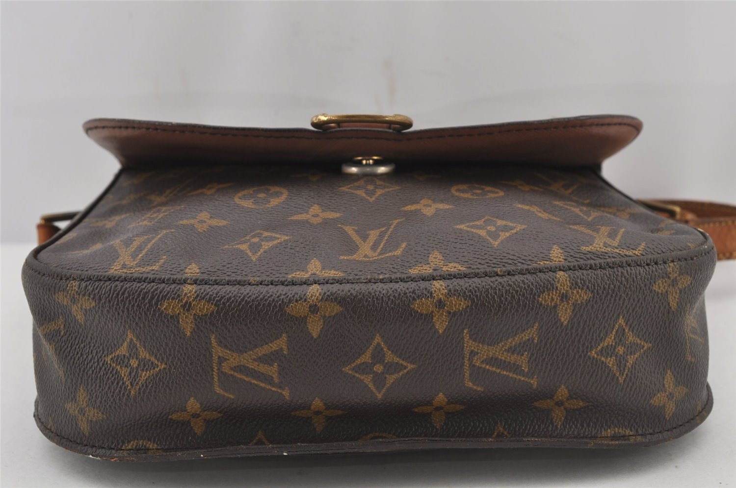 Authentic Louis Vuitton Monogram Saint Cloud GM M51242 Shoulder Cross Bag 4707J