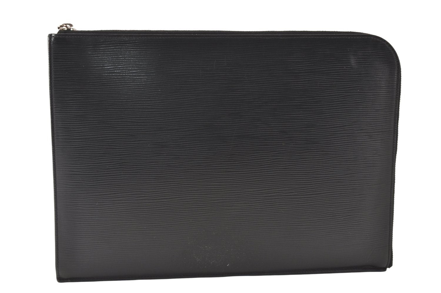 Authentic Louis Vuitton Epi Pochette Jours GM Document Case M64153 Black 4707K