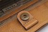 Authentic PRADA Vintage Leather Shoulder Hand Bag Brown 4708I