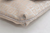 Authentic FENDI Zucchino Mamma Baguette Shoulder Bag Canvas Leather Beige 4708K