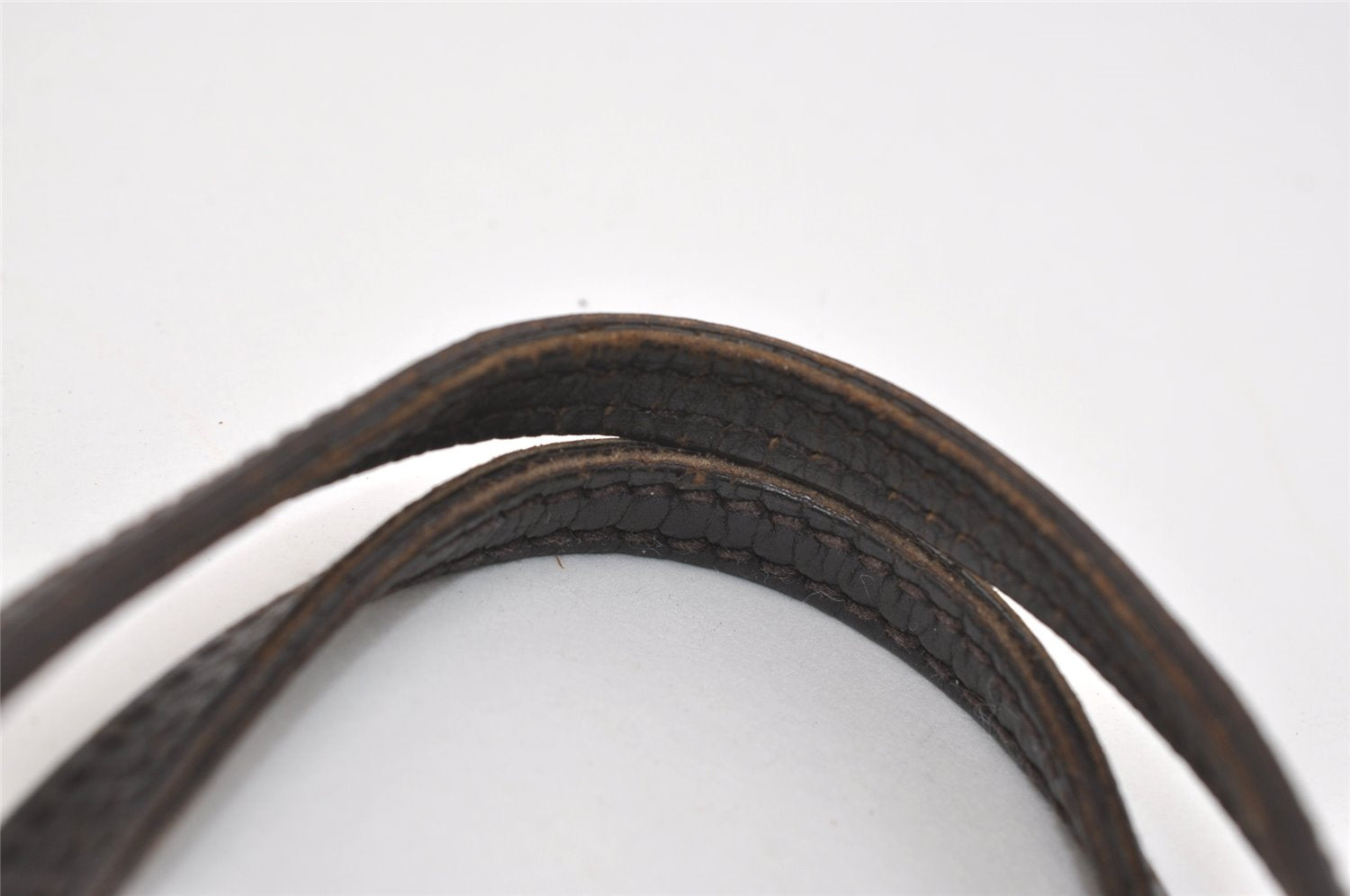 Authentic GUCCI Vintage Hand Tote Bag GG PVC Leather 117551 Brown 4709J