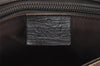 Authentic GUCCI Vintage Hand Tote Bag GG PVC Leather 117551 Brown 4709J