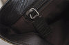 Authentic GUCCI Vintage Hand Tote Bag GG PVC Leather 117551 Brown 4709J