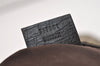 Authentic GUCCI Vintage Hand Tote Bag GG PVC Leather 117551 Brown 4709J