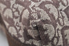 Authentic Christian Dior Trotter Shoulder Cross Bag Canvas Leather Brown 4709K