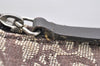 Authentic Christian Dior Trotter Shoulder Cross Bag Canvas Leather Brown 4709K