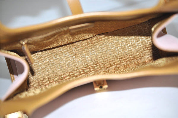 Authentic GUCCI Jackie Shoulder Hand Bag Purse Suede Leather 0021068 Pink 4710J