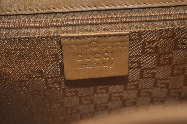 Authentic GUCCI Jackie Shoulder Hand Bag Purse Suede Leather 0021068 Pink 4710J