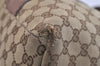 Authentic GUCCI Bamboo Shoulder Hand Bag GG Canvas Leather 232947 Brown 4711J