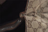 Authentic GUCCI Bamboo Shoulder Hand Bag GG Canvas Leather 232947 Brown 4711J
