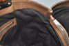Authentic GUCCI Bamboo Shoulder Hand Bag GG Canvas Leather 232947 Brown 4711J