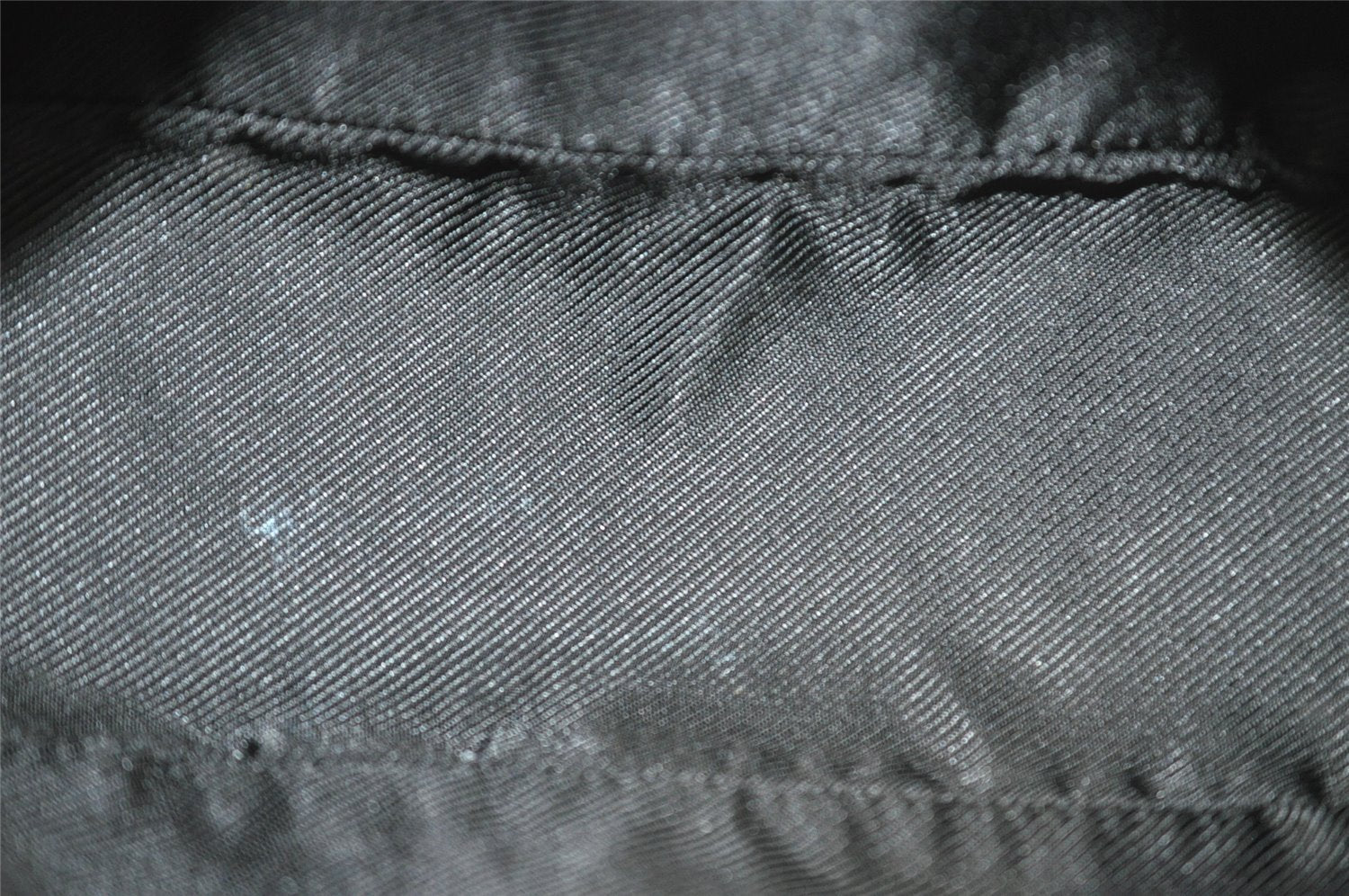 Authentic GUCCI Hand Bag Pouch Purse GG Canvas Leather 07198 Black 4712I