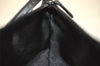 Authentic GUCCI Hand Bag Pouch Purse GG Canvas Leather 07198 Black 4712I