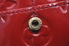 Auth Louis Vuitton Vernis Pochette Porte Monnaie Credit Wallet M91983 Red 4712J