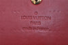 Auth Louis Vuitton Vernis Pochette Porte Monnaie Credit Wallet M91983 Red 4712J