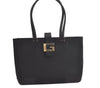 Authentic GUCCI Vintage Shoulder Tote Bag GG Canvas Leather 0021109 Black 4712K